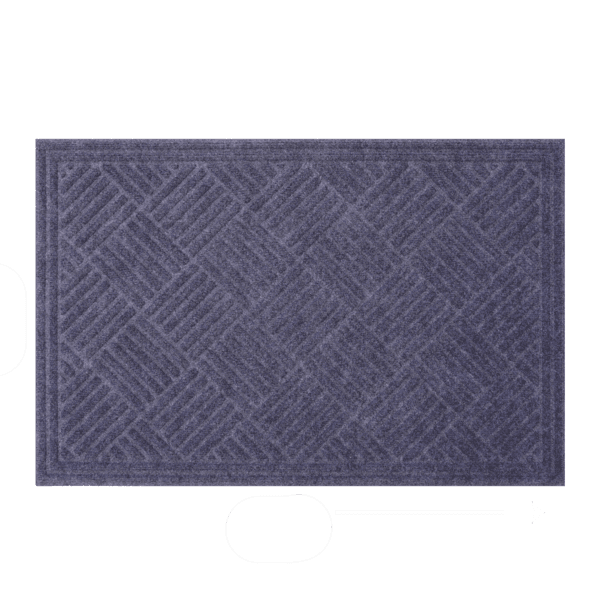 Capacho Antiderrapante Retangular 60x90 Inspire Hayden Cinza