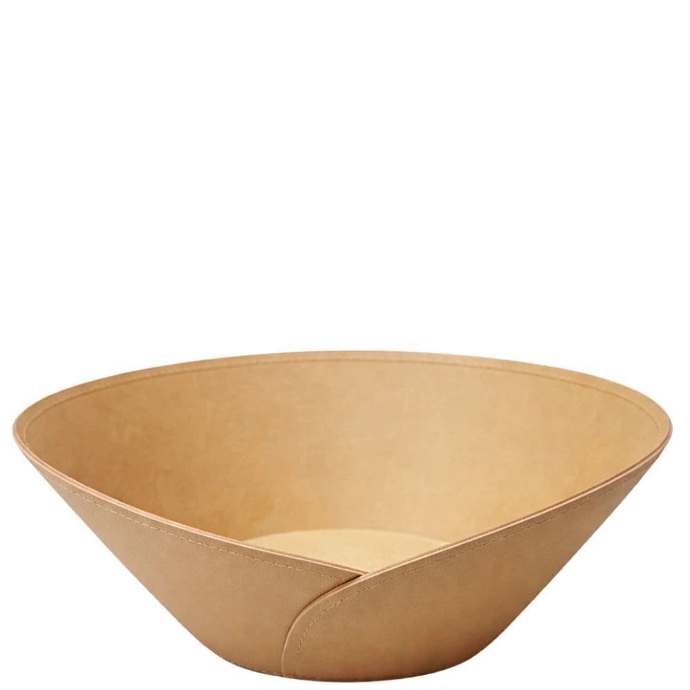 Cesta de Couro Sintético para Pão Conic Bege 30cm