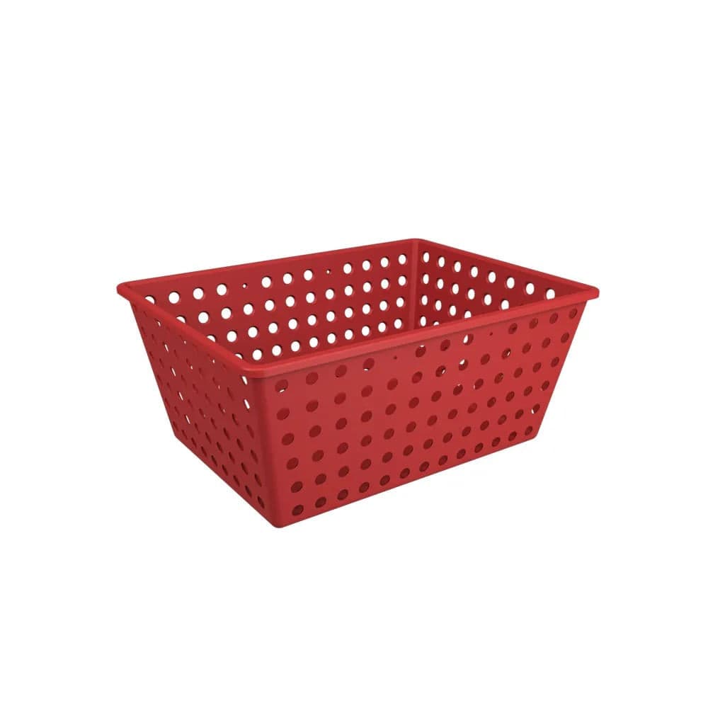 Cesta Organizadora One Maxi 38,2cm Vermelha - Coza