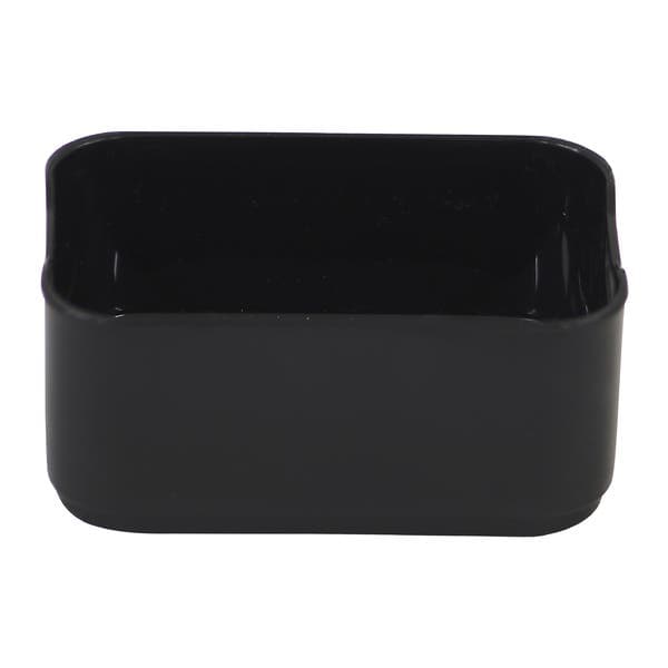 Cesto Organizador Plástico Preto 6x9x13,5cm 0,5L Spaceo
