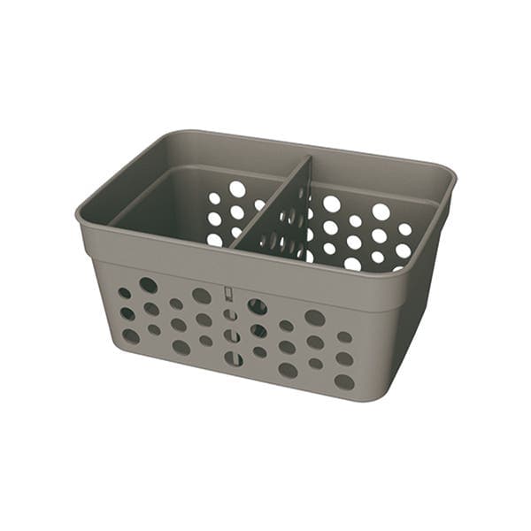 Cesto Plástico Cinza Escuro 5,5x8,5 cm Usual Utilidades