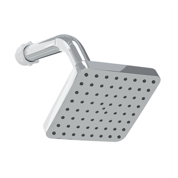 Chuveiro Quadrado de Parede Articulado Cromado 290337 Blukit