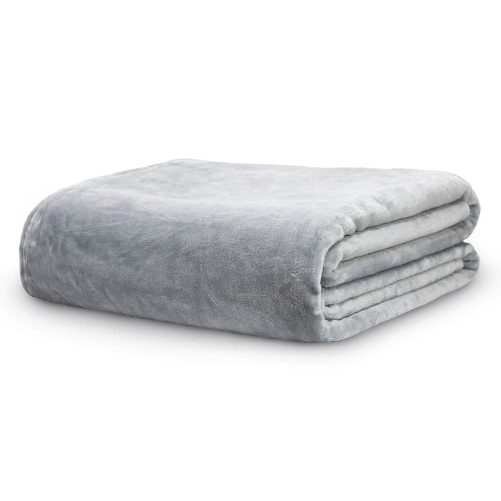 Cobertor Queen Velour Cinza - Camesa