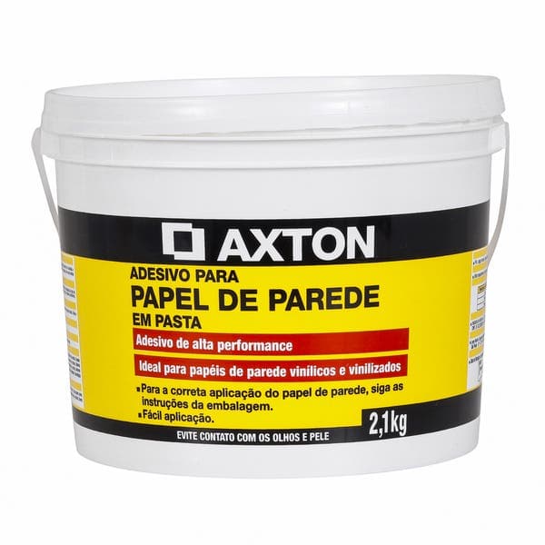 Cola para Papel de Parede Branca 2,1kg Axton