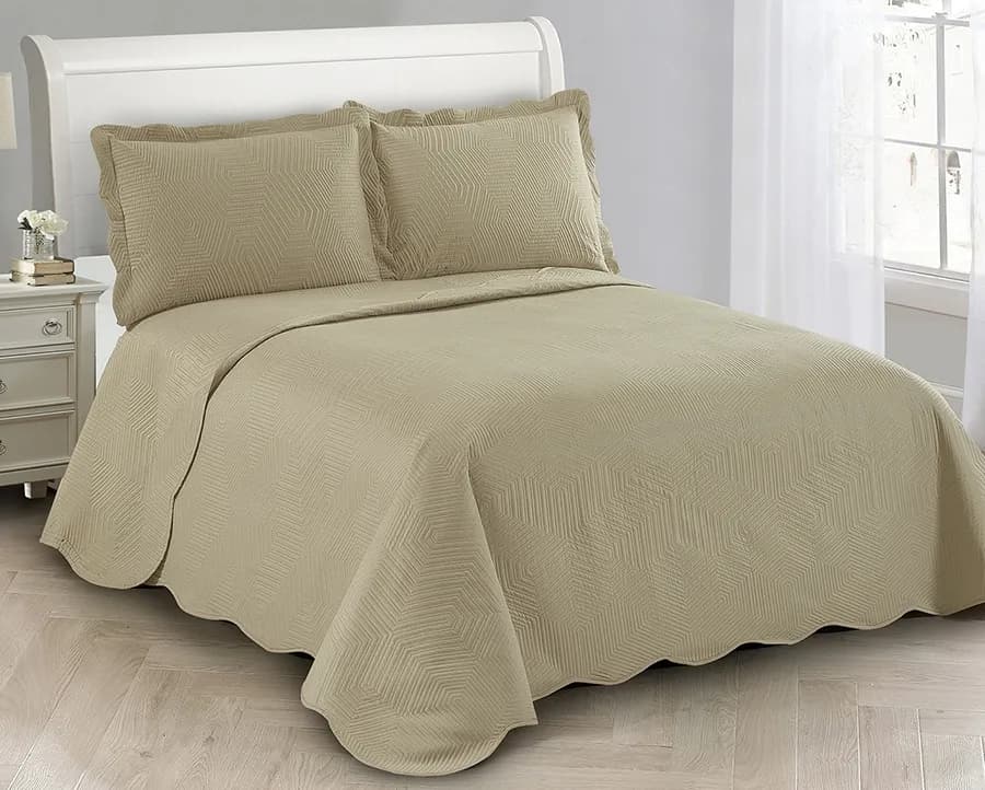 Colcha Jazz Queen com 2 Porta Travesseiros – Camesa