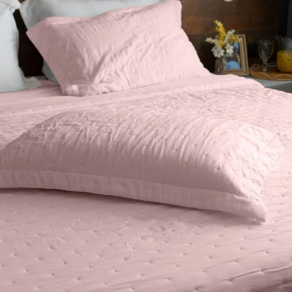 Colcha Matelassê Saphira Casal 3 Peças Rosa - Lyor