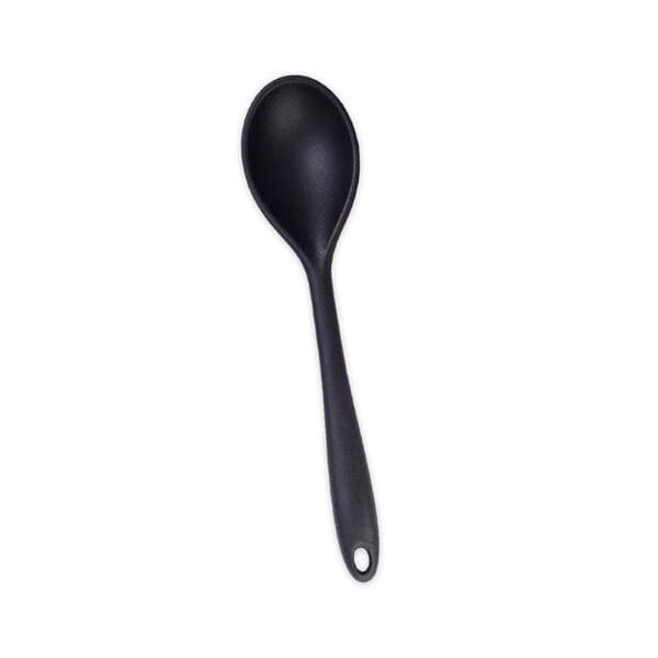 Colher de Silicone Duplo Preto Oikos