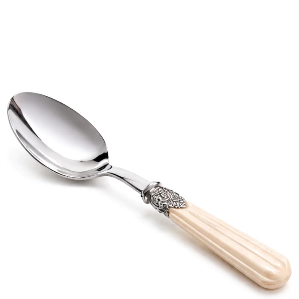 Colher para Servir de Aço Inox Eme Versailles Ivory 23cm