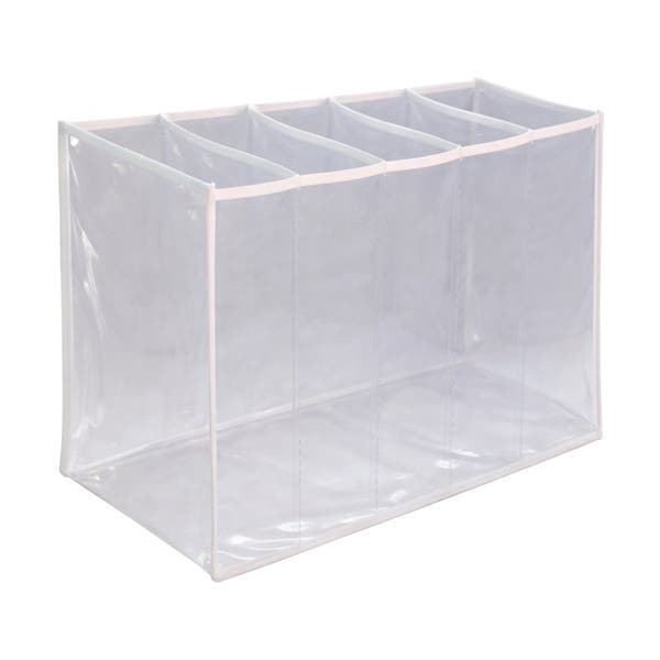 Colmeia Organizadora Plástico Transparente 30x25x40cm Casa e Ordem