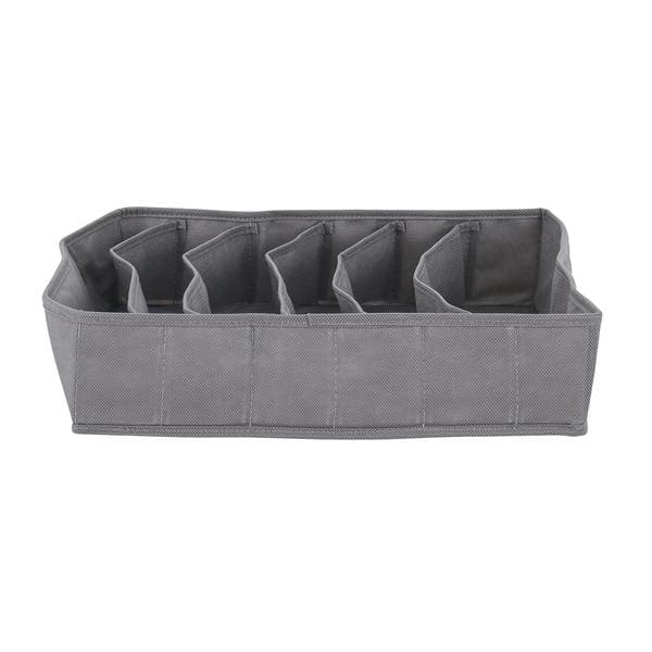 Colmeia Organizadora Tecido Cinza Premium 3,6L 8x15x30cm Praticità