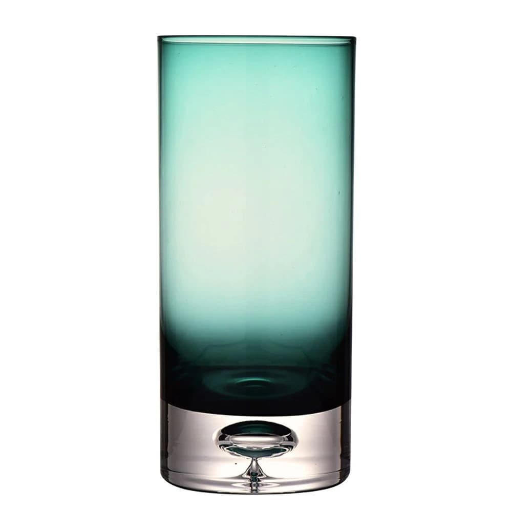 Conjunto de Copos de Vidro Long Drink Verde 400ml 6pçs