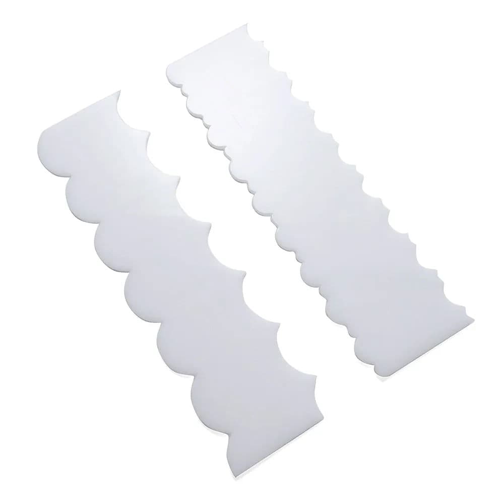 Conjunto de Espátulas para Decorar Bolo E-f 2 Peças - Petit Patisserie