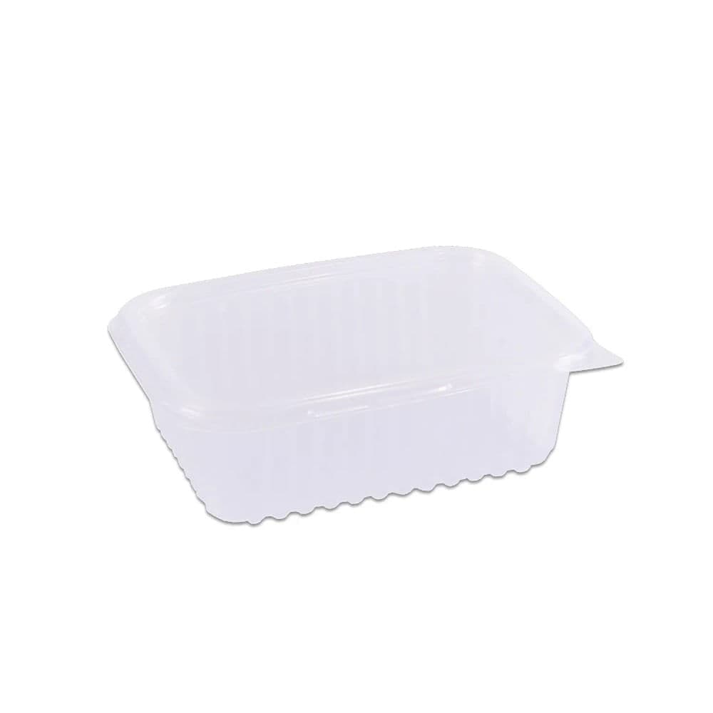 Conjunto de Potes Descartável com Tampa Retangular 350mL - Prafesta