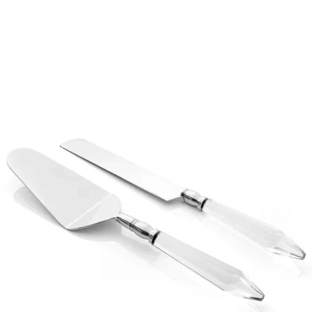 Conjunto de Talheres para Bolo Silver 2pçs