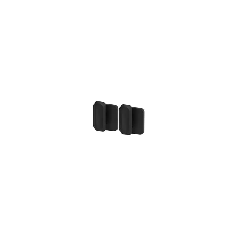 Conjunto ganchos de parede Ou Linha Eleve — Preto