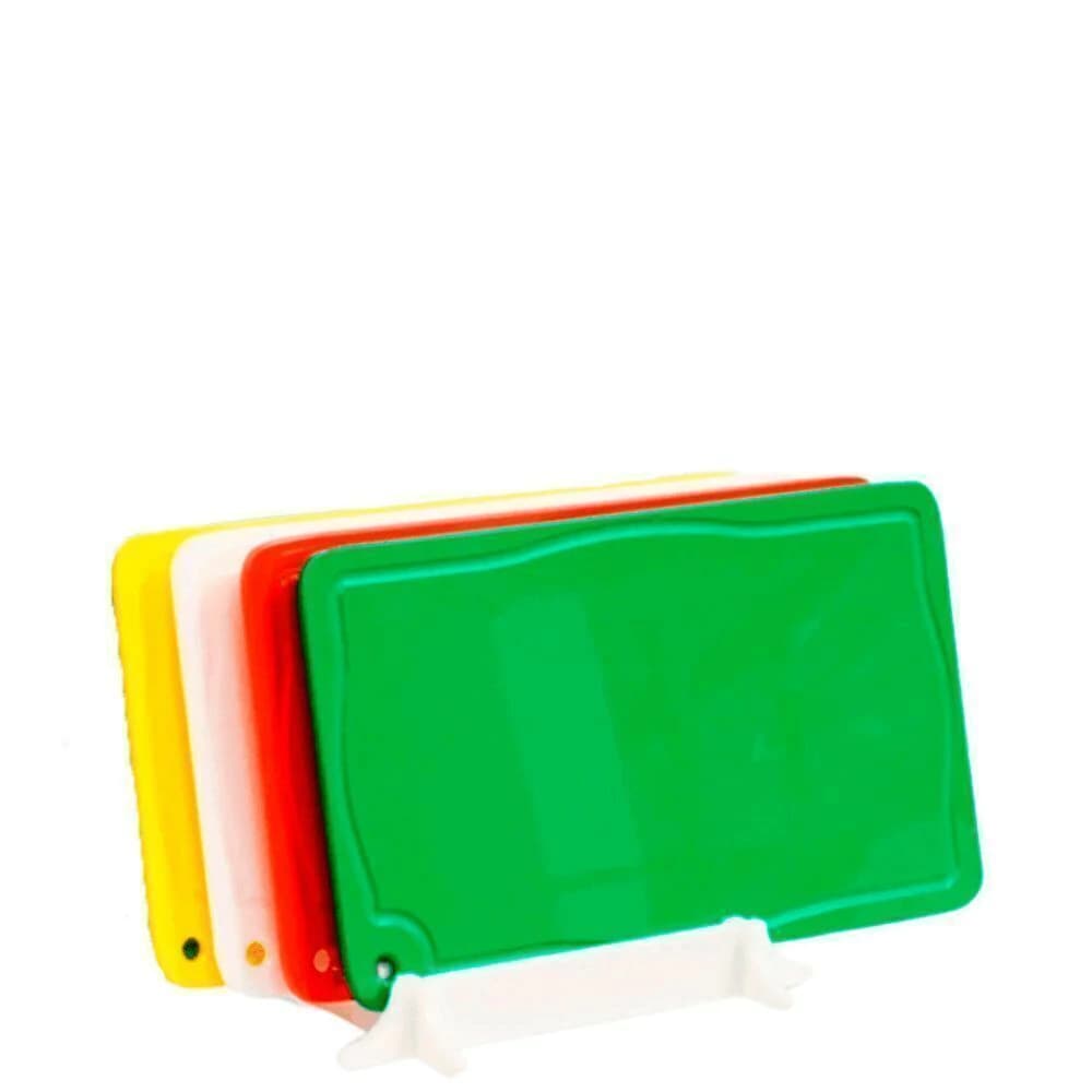 Conjunto Tábua de Corte Color 37x25CM 4PÇS