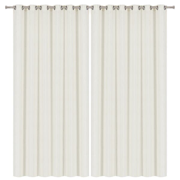 Cortina Begonia Beca Decor Ilhós 2 Folhas 4,00x2,60m Branco