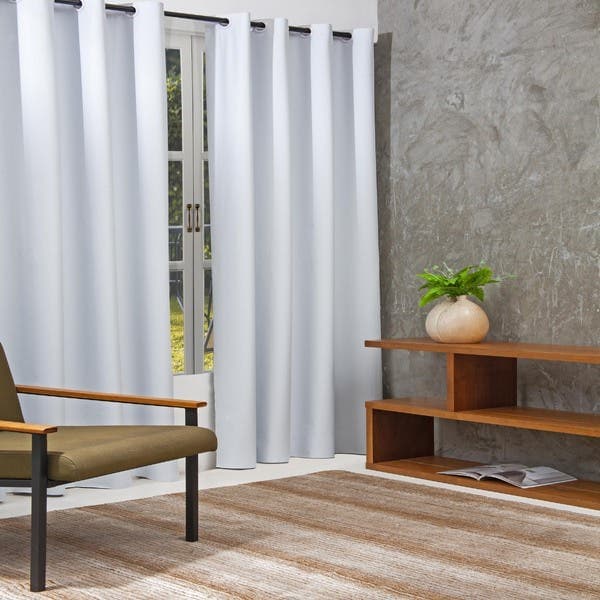 Cortina Blackout PVC Marka Têxtil 2 Folhas 2,80X1,70cm Branca