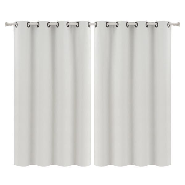 Cortina Com Blackout Ares Vestis Ilhós 2 Folhas 2,60X1,70m Bege