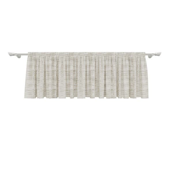 Cortina de Cozinha Bandô Natural Bege 1,40mx50cm 1 Folha Belchior
