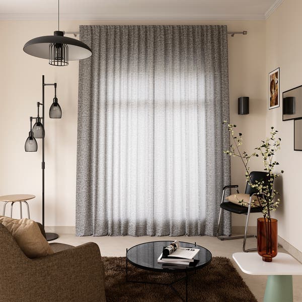 Cortina Jaxon Inspire 1 Folha 2,80x2,0m Cinza|Prata