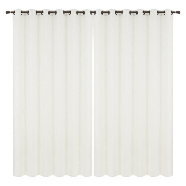 Cortina San Francisco Ilhós 2 Folhas 4,00x2,60m Branco
