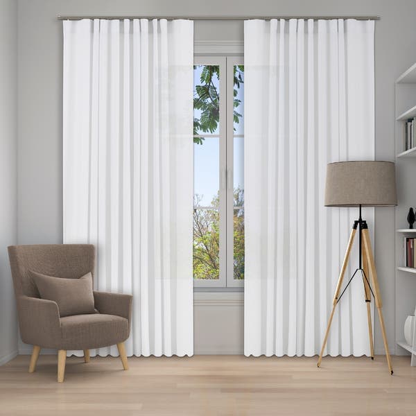 Cortina Veneza Vestis Trilho 2 folhas 5,40x2,60m Branco
