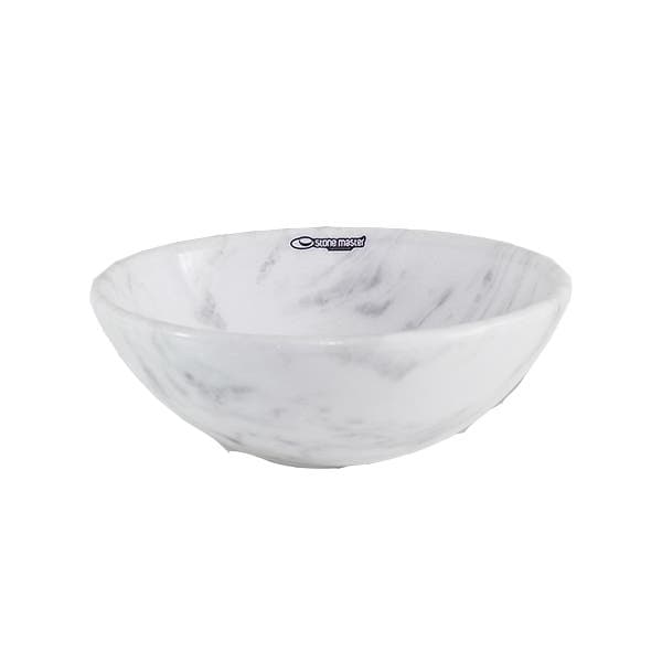 Cuba de Apoio Mármore Redonda Branca 28x28x11cm CRP 30 Stone Master