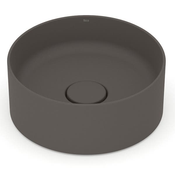 Cuba para Banheiro de Apoio Louça Redonda Cafe 30cm Terra Roca