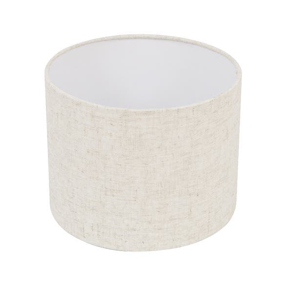 Cúpula Cilíndrica Média Bege Tecido 20x25cm Primor