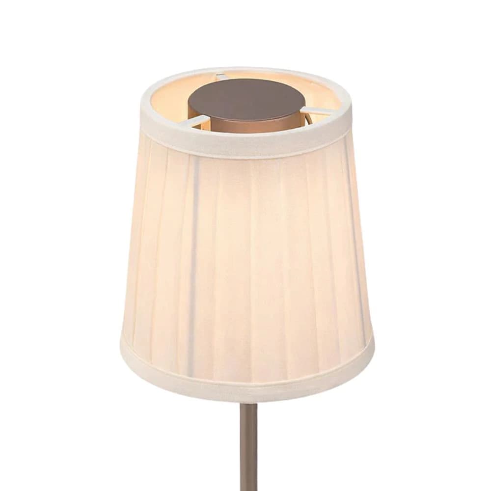 Cupula de Tecido Plissado Zafferano Bronze Mate 11cm