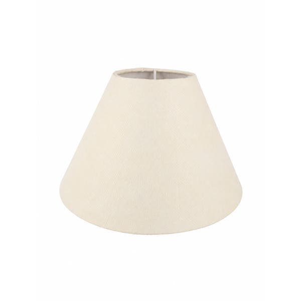 Cúpula para Abajur Capela Tradicional TNT 12x20cm Creme Primor