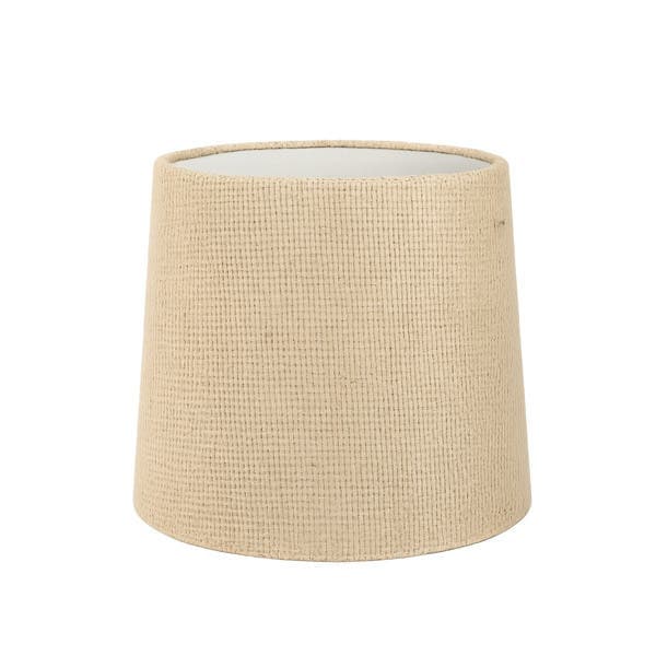 Cúpula para Abajur Concha Baixa 17x25cm Juta Primor