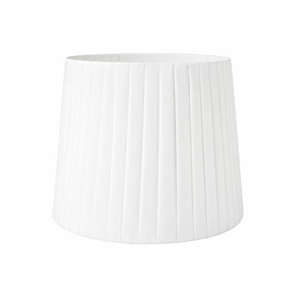 Cúpula para Abajur Concha Plissada 26x40cm Off White Primor