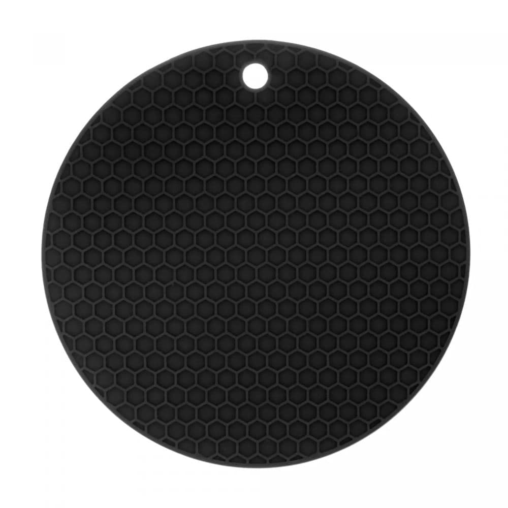 Descanso de Panela Silicone Preto - Lyor