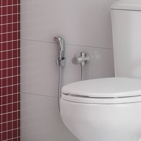 Ducha Higiênica com Derivação 1,2m Cromada Fit B5007CNCRB Celite