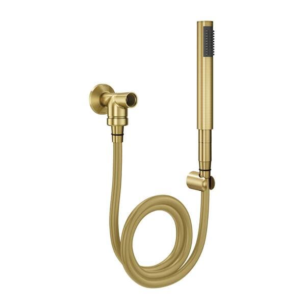 Ducha Manual Cilíndrica 1 Jato C30 Ouro Escovado Docol
