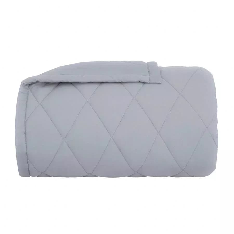Edredom Super King Basic Percalle Buddemeyer Cinza