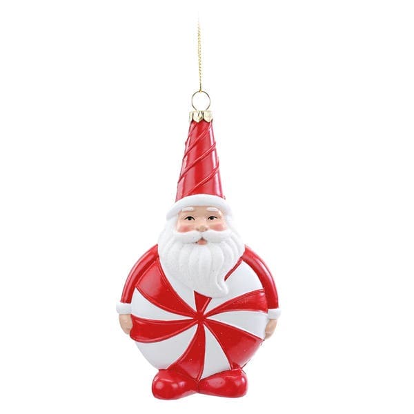 Enfeite Adorno Noel Plástico Vermelho 16x9x3cm Cromus