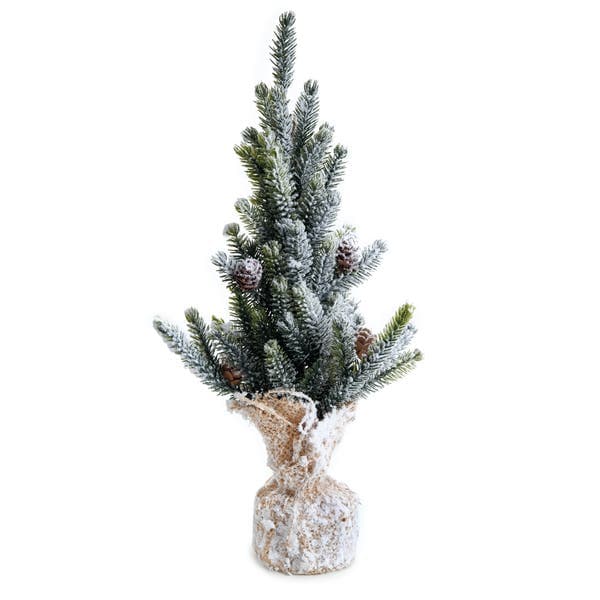 Enfeite Mini Árvore Plástico Verde 35x15x15cm Cromus