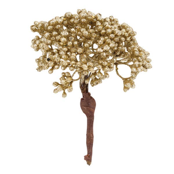 Enfeite Pick Plástico Ouro Velho 12x8x6cm Cromus