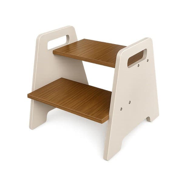 Escadinha Multiuso Infantil 38x41x45cm MDF Nudes Agardi