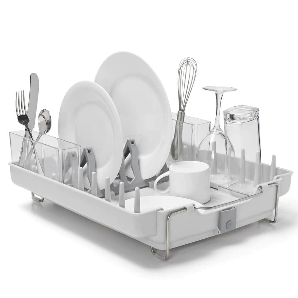 Escorredor de Louça Oxo Cinza 40x48,5x10cm