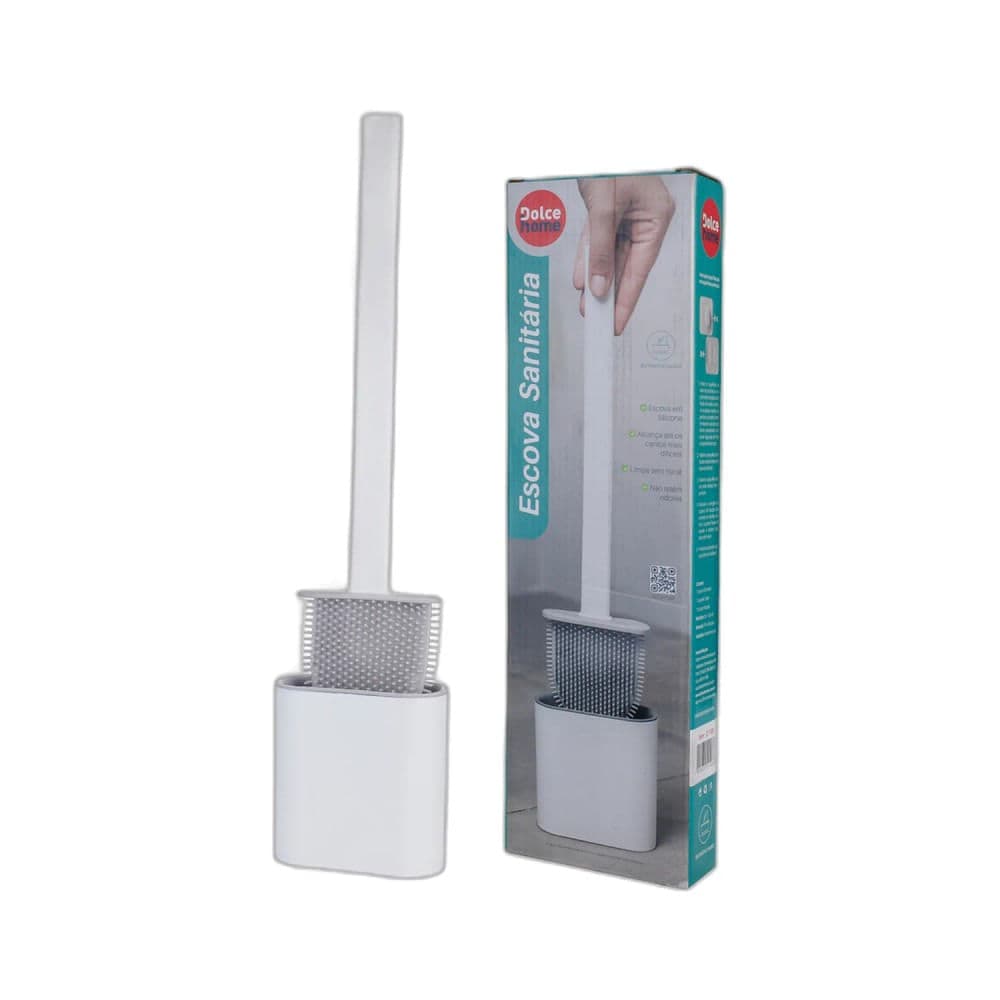 Escova Sanitária 36x8,5cm Branca - Dolce Home