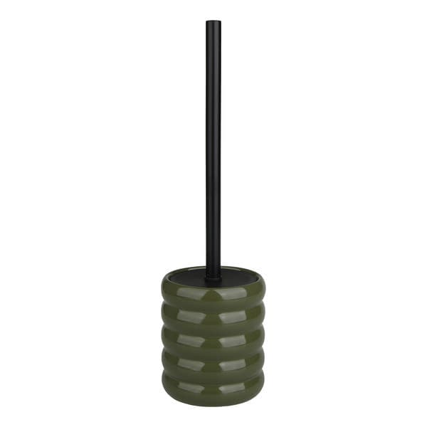 Escova Sanitária com Suporte Pedra Gomos Verde Escuro Oikos