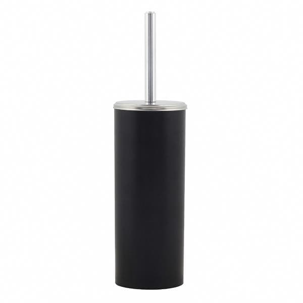 Escova Sanitária Metal Redondo Cinza e Preto Brinox