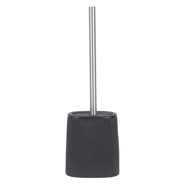 Escova Sanitária Preta em Cerâmica Ribbed Ind Oikos