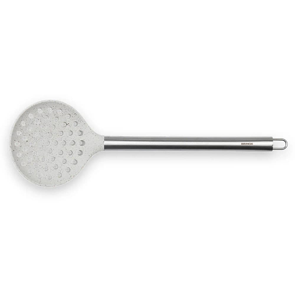 Escumadeira Duo 35,5cm Vanilla - Brinox