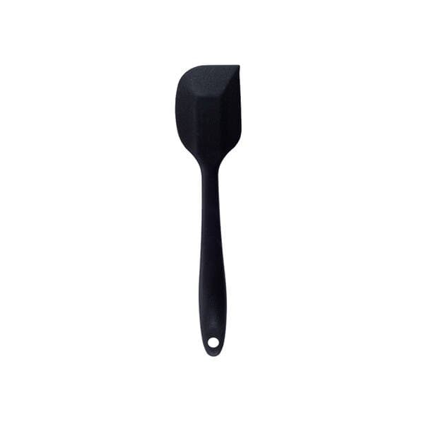 Espátula de Silicone Duplo Reta Pão Duro Pequena Preto Oikos