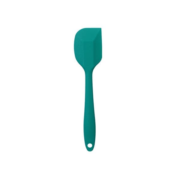 Espátula de Silicone Duplo Reta Pão Duro Pequena Verde Escuro Oikos